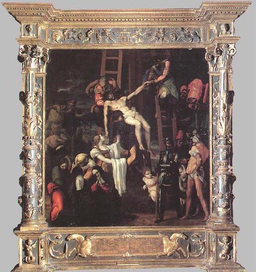 Machuca, Pedro Descent from the Cross oil painting image